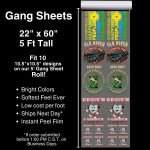 DTF Gang Sheets- 5' - Apex-Transfers