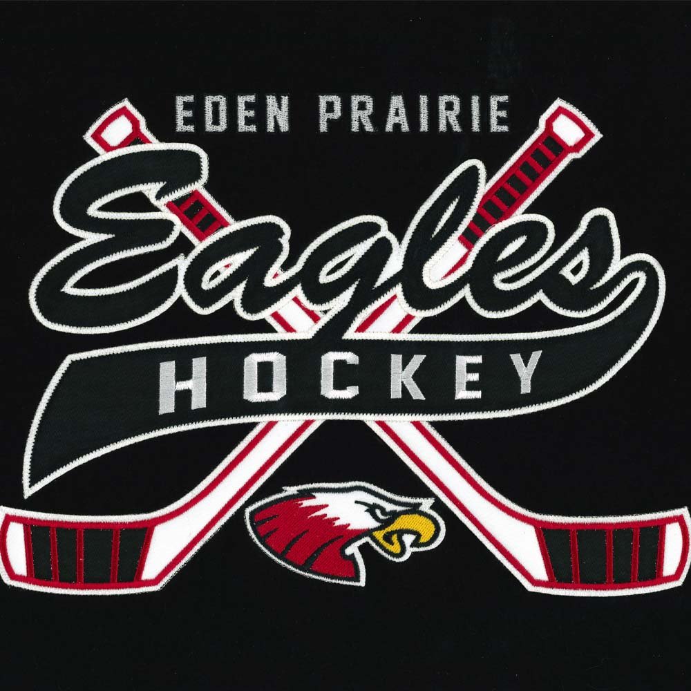 wholesale custom embroidered appliqué on fleece
