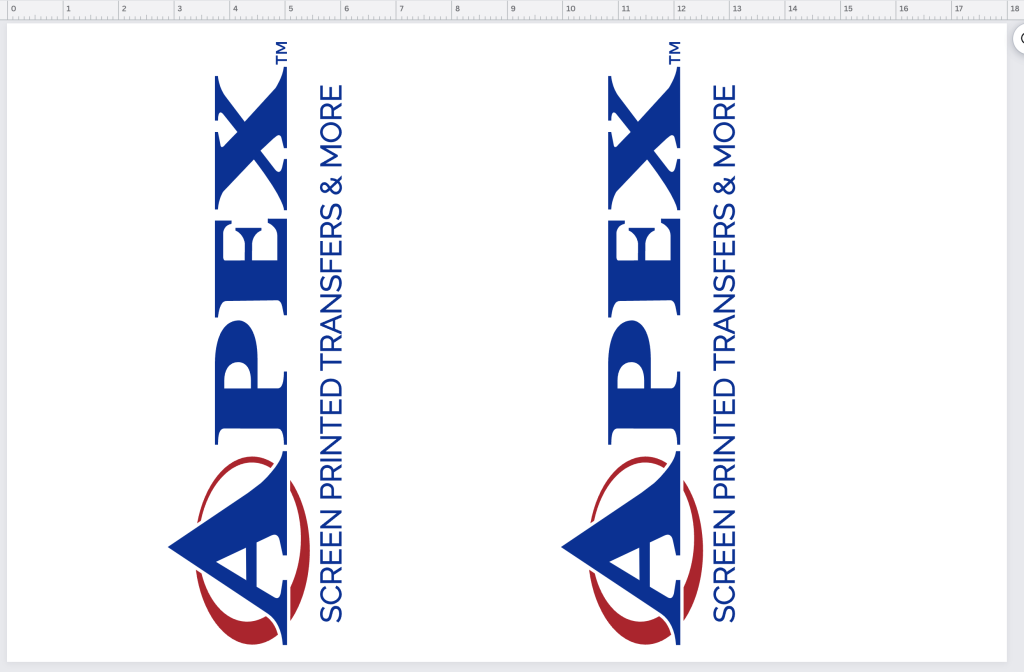 Adult 11x9 Inch gang sheet example