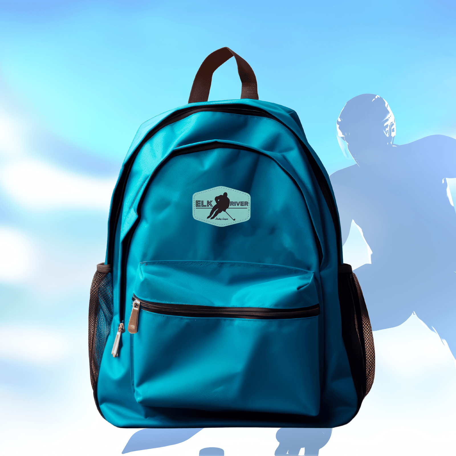Fuax Leather Patches Backpack